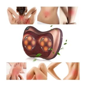 Cojín Masajeador Almohada Espalda lumba - Masajeador Eléctrico con Calor – Relájate y Alivia Dolores Musculares
