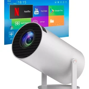 PROYECTOR HY-300 - MINI PROYECTOR PORTÁTIL 4K WIFI6 & BLUETOOTH 5.0